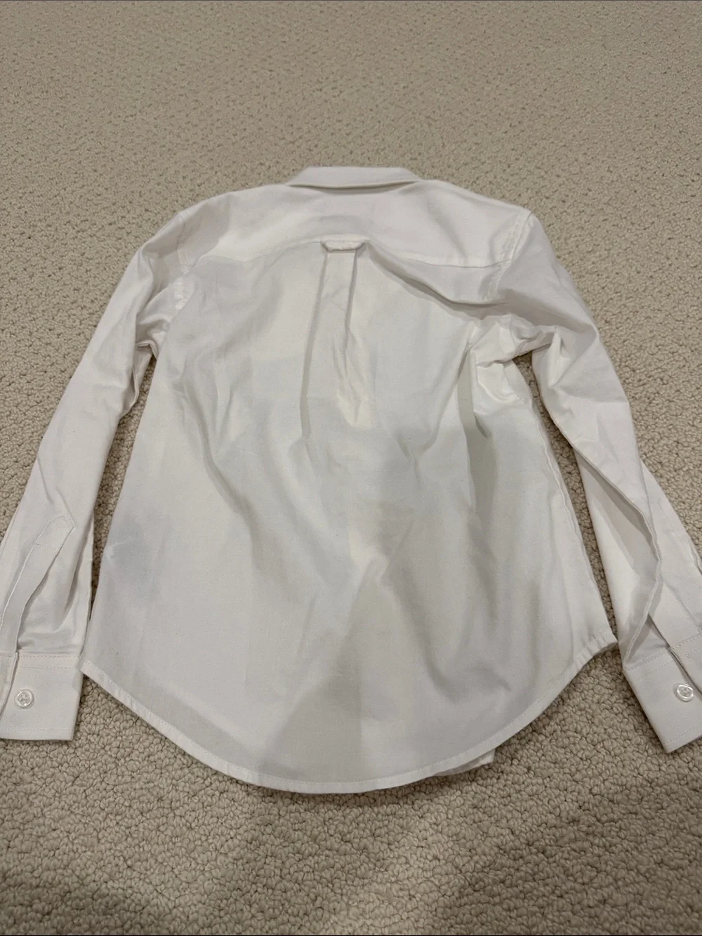 Boy’s Classic White Button-Down Shirt